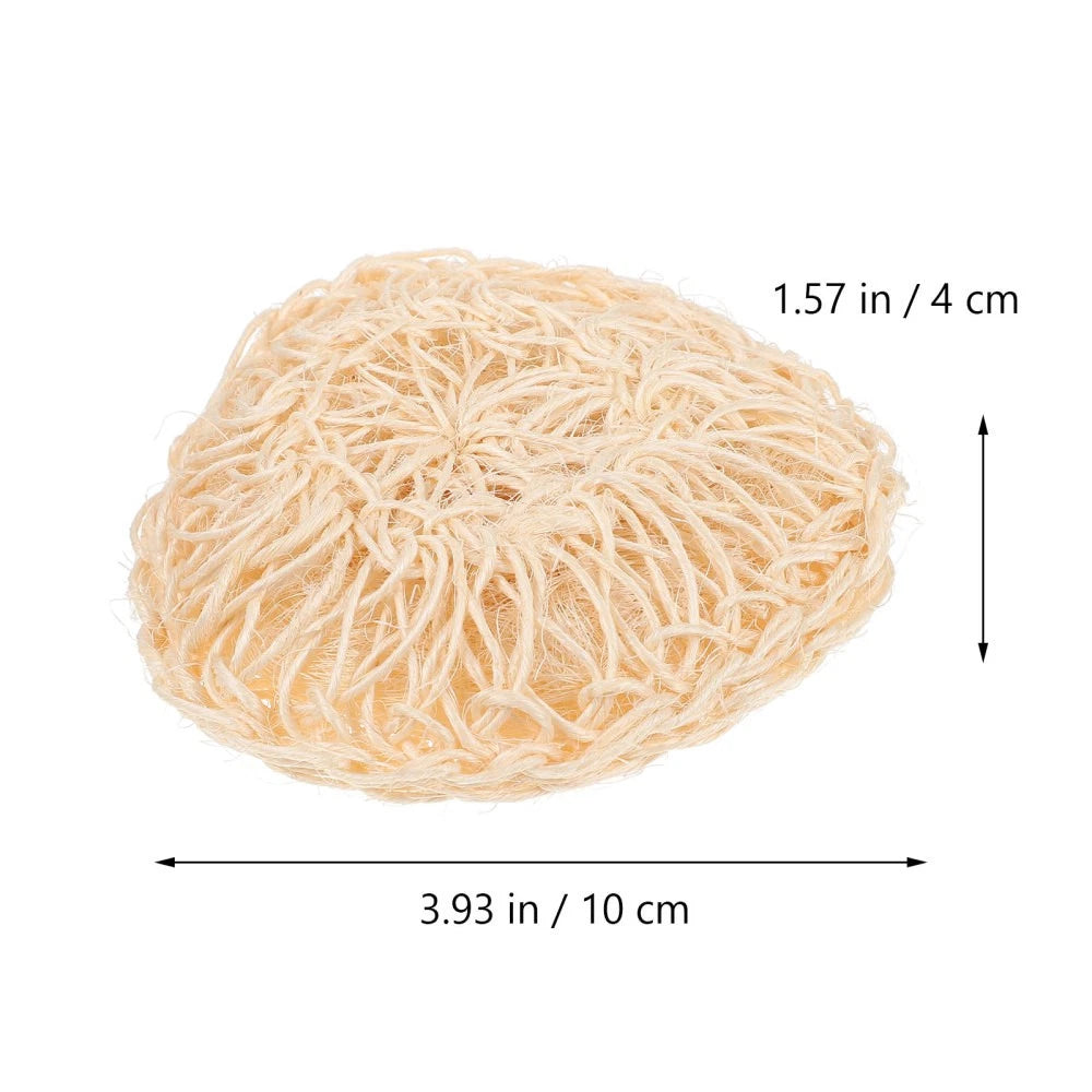 2 Pcs Sisal Bath Brush Body Scrub Balls Man Mother Scrubber Products