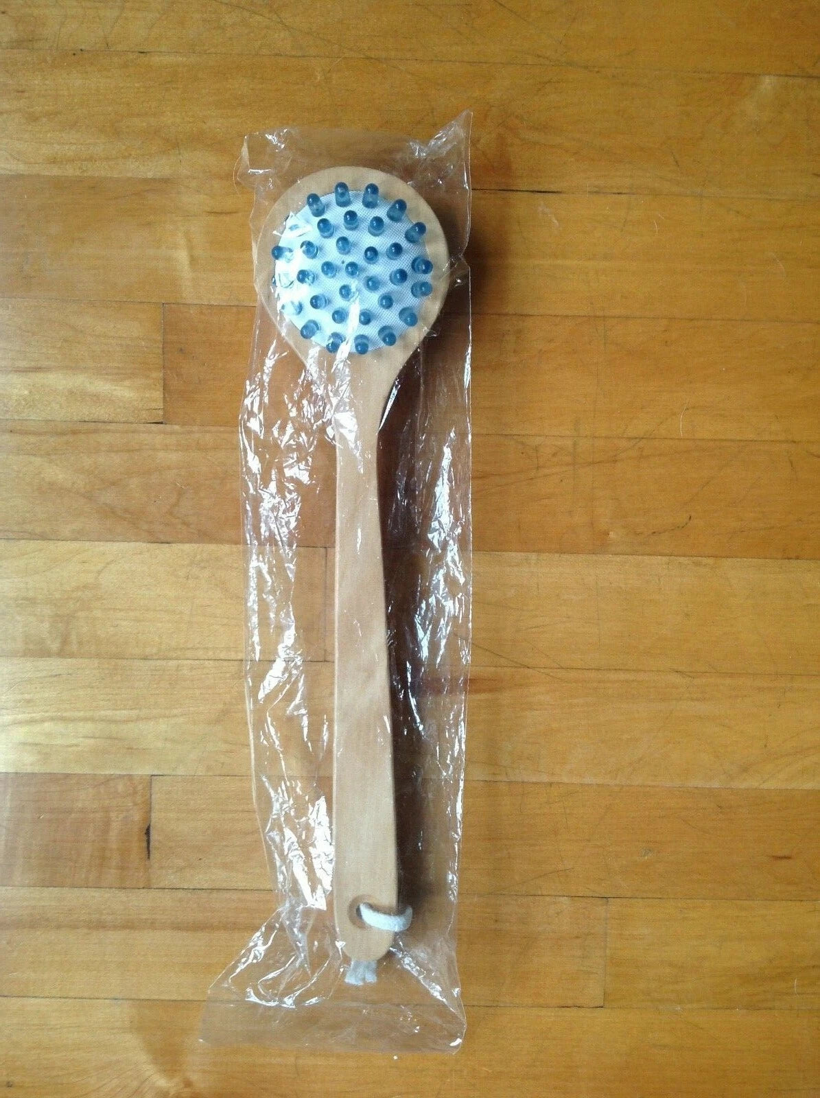 Natural Bristle Wooden Bath Shower Body Back Dry Skin Bath Brush Spa Scrubber