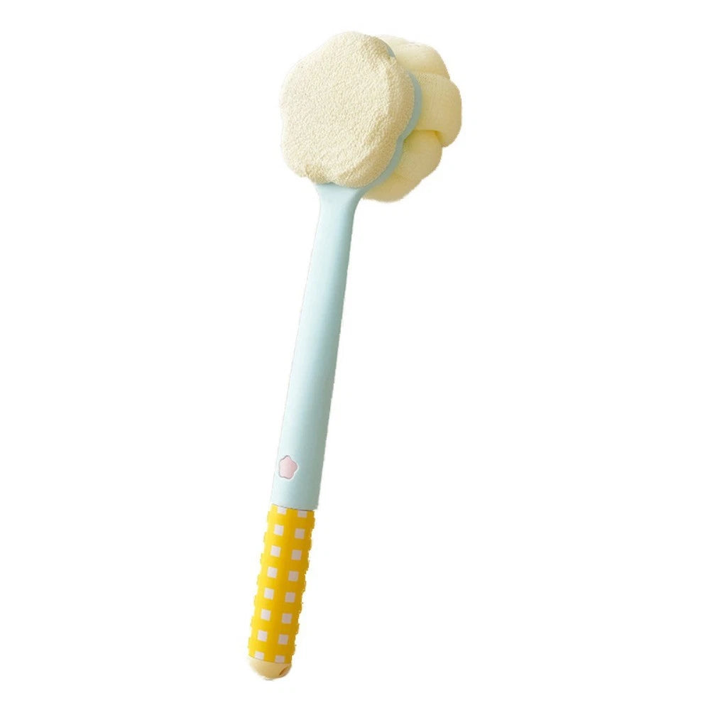 Dual-Sided Dopamine Flower Bath Brush Flower Design Back Scrubber  Spa