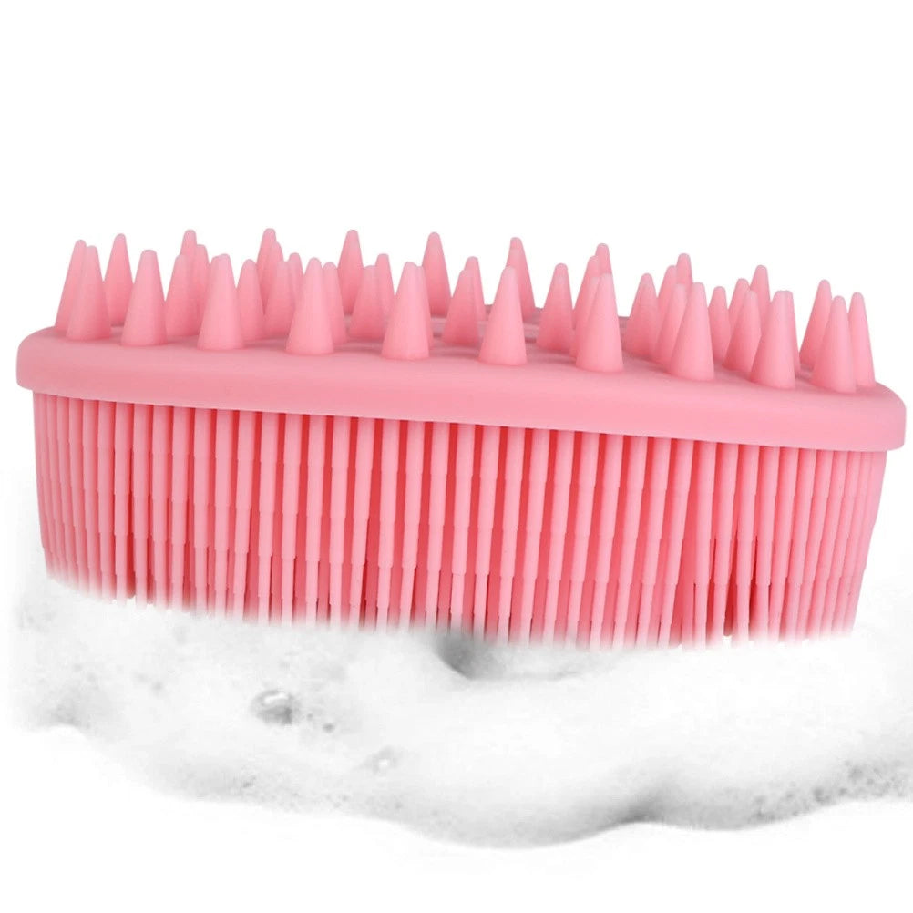 2 Pcs Bath Massage Brush Baby Handheld Scrubber Shower Cleaning Scrubbers