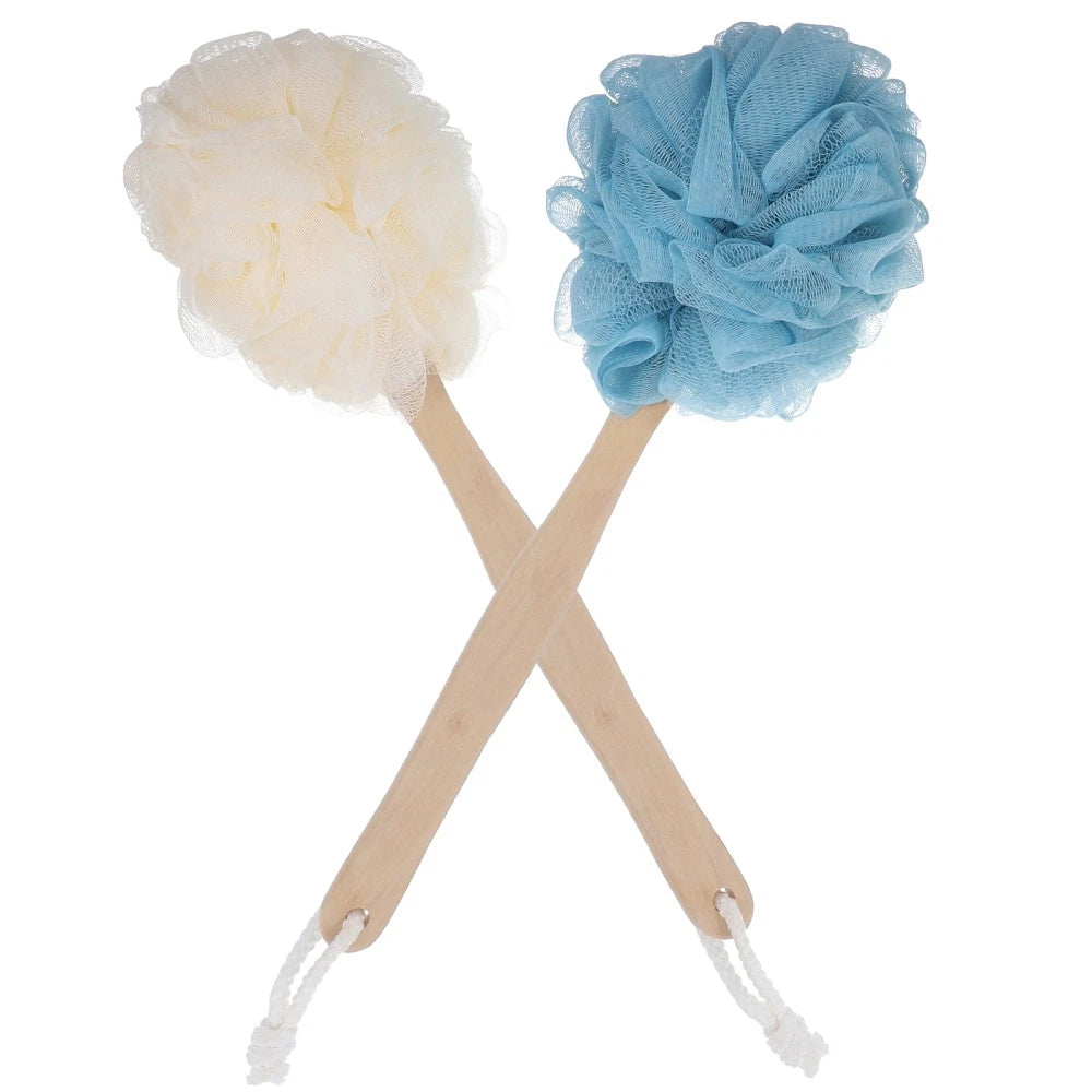 2 Pcs Baby Miss Handle Bath Brush Brushes Shower Long Handles for Elderly