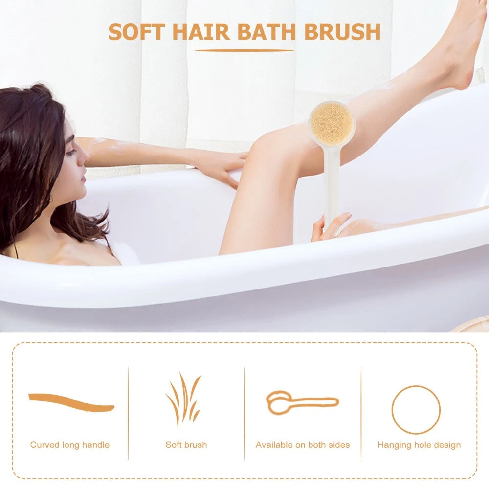 Back Scrubbing Brush Body Scrubber Bath Brushes for Soft