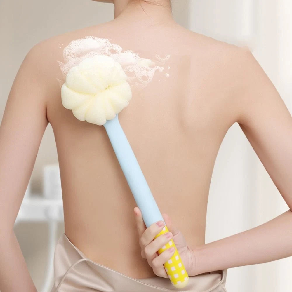 Dual-Sided Dopamine Flower Bath Brush Flower Design Back Scrubber  Spa