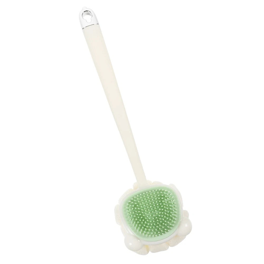 Bath Brush Exfoliating Body Scrubber Shower with Long Handle Wash