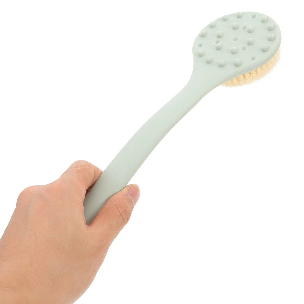 Back Exfoliating Brush Shower Back Brush Body Bath Brush Portable Back Scrubber