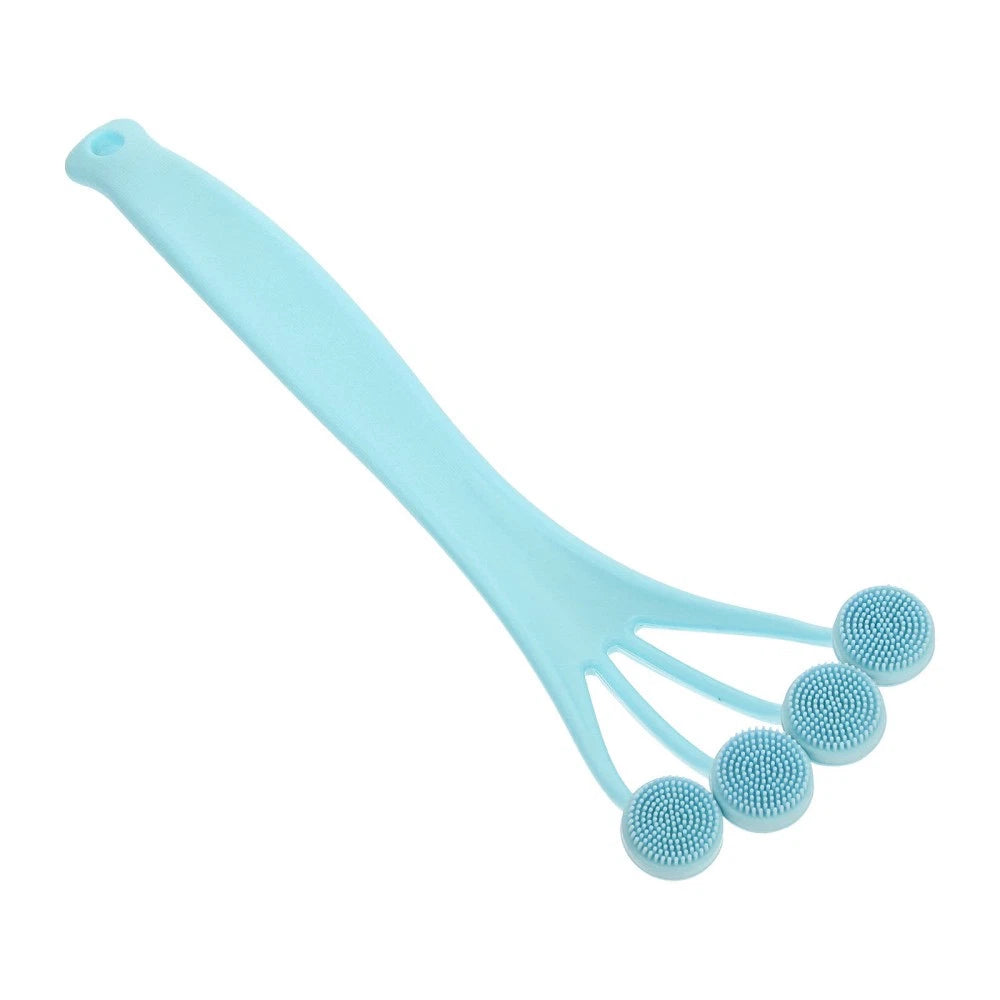 Exfoliating Bath Brush Shower Tool Back Scrubber with Long Handle