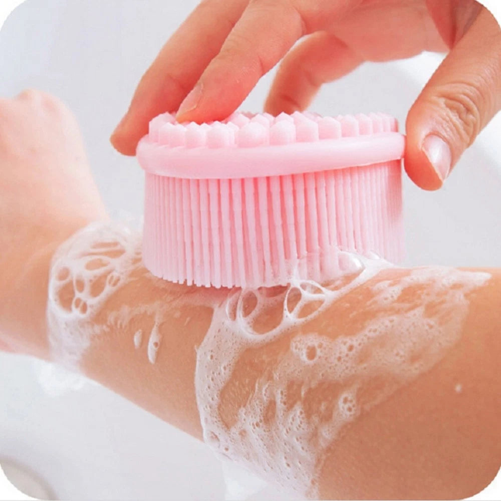 Bath Brush Body Scrubber Exfoliator Exfoliating Silicone