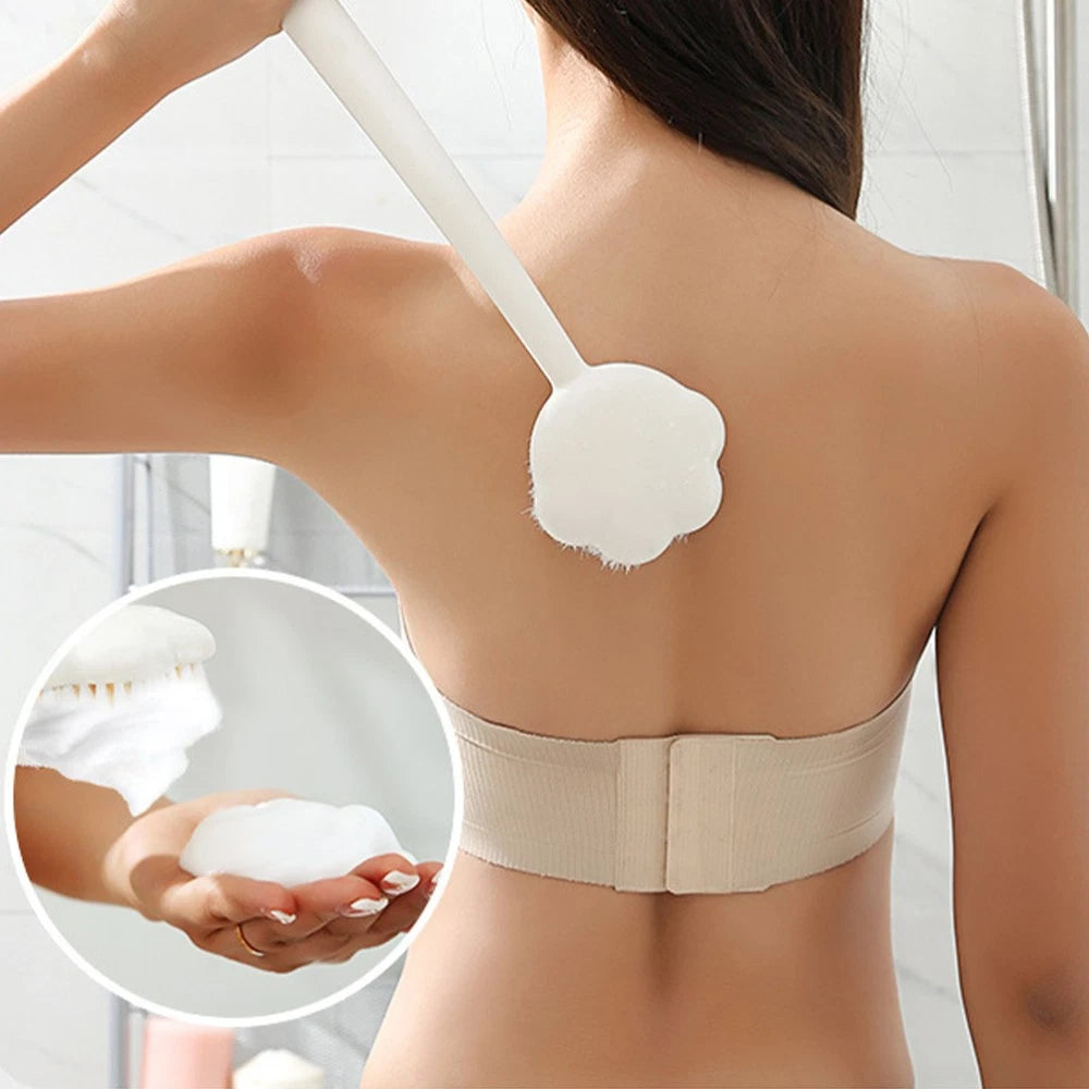 Long Handle Bath Brush Man Shower Scrubber for Men with