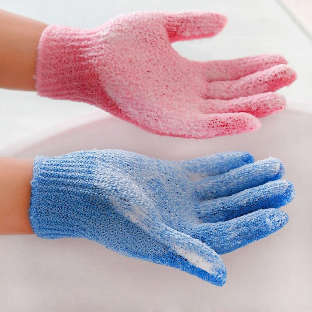 5 Pairs Bath Gloves Dead Skin Scrubber Shower Accessories Body Brush