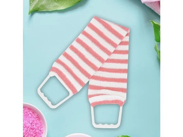 Shower Back Scrub Cloth Bath Towel Body Brush Strip Scrubber Skin Exfoliating US