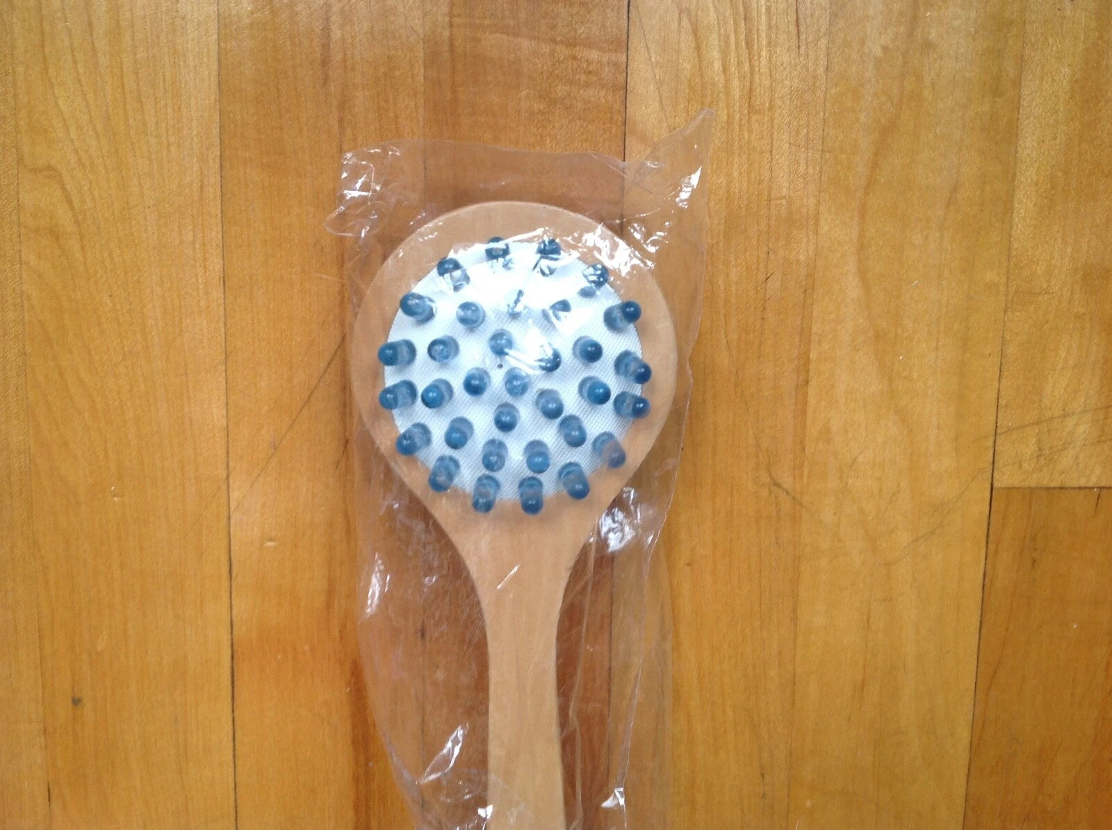 Natural Bristle Wooden Bath Shower Body Back Dry Skin Bath Brush Spa Scrubber