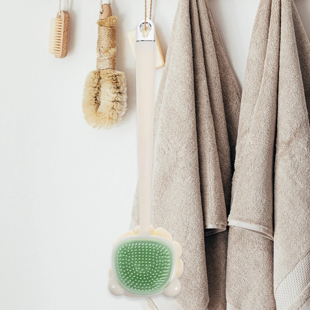 Back Brush Long Handle Shower Bath Brush Back Scrubber Exfoliation Shower Brush