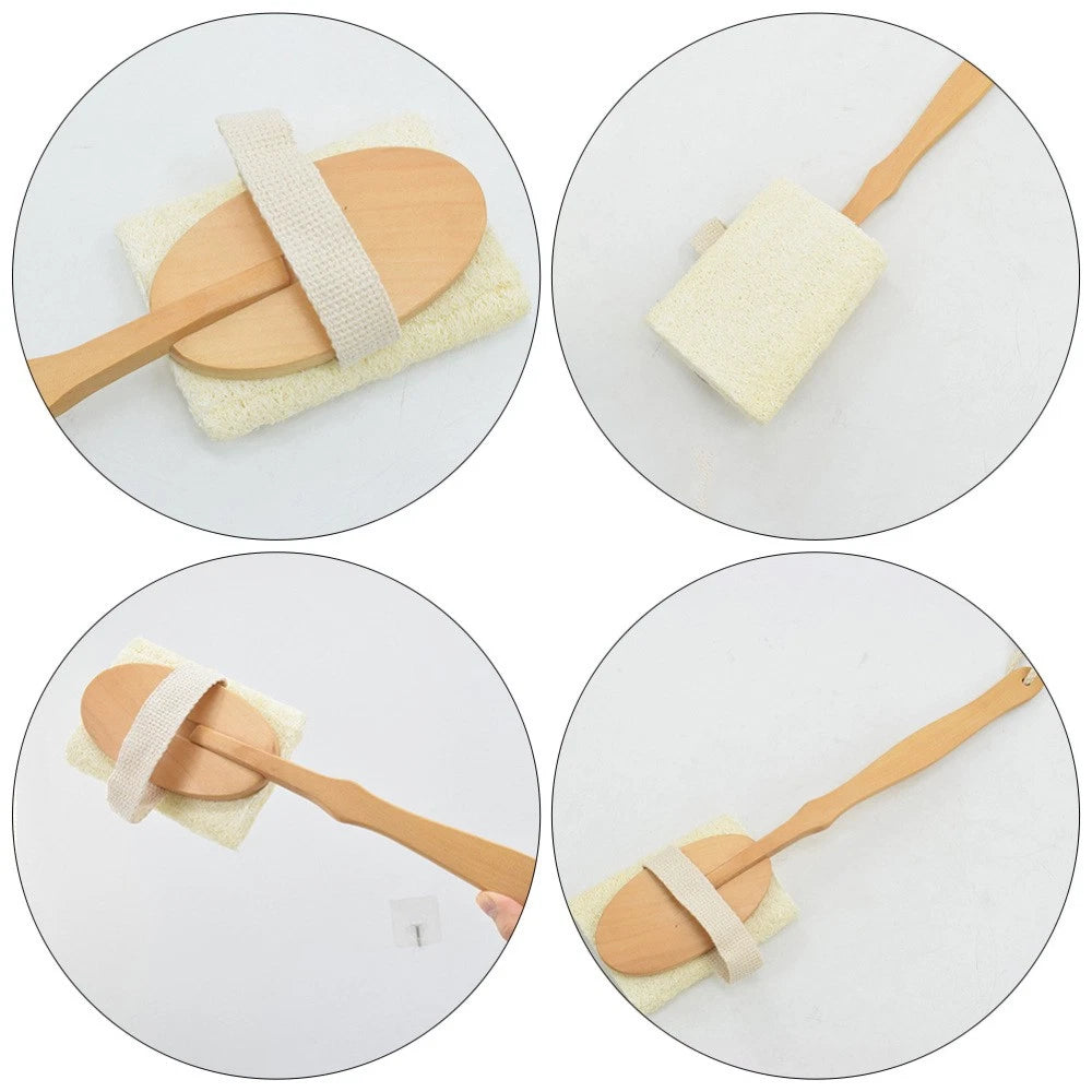 Bath Brush Miss Comfortable Skin Exfoliating Loofah Sponge Scrubber