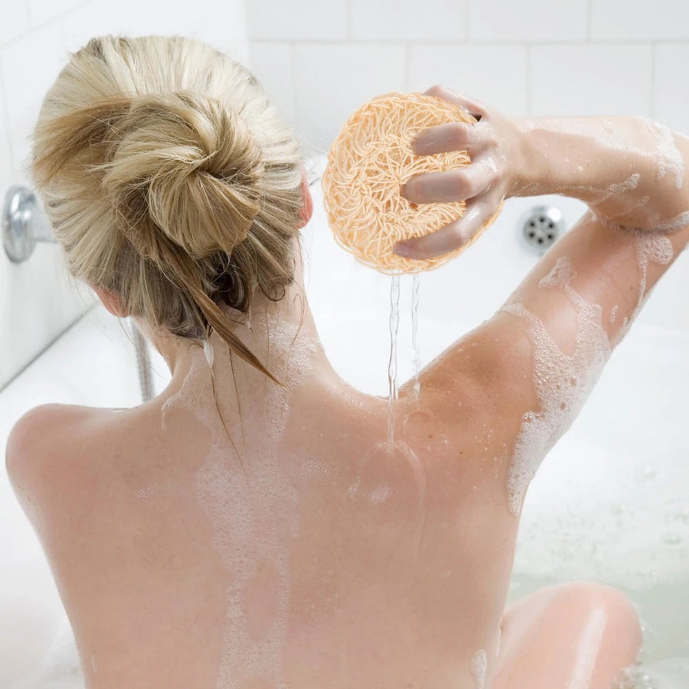 2 Pcs Sisal Bath Brush Man Mother Shower Balls Scrubber for Body