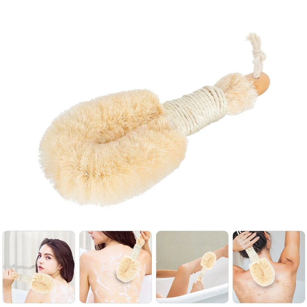 2 Pcs Silk Bath Brush Miss Scrub for Women Body Exfoliator Scrubber