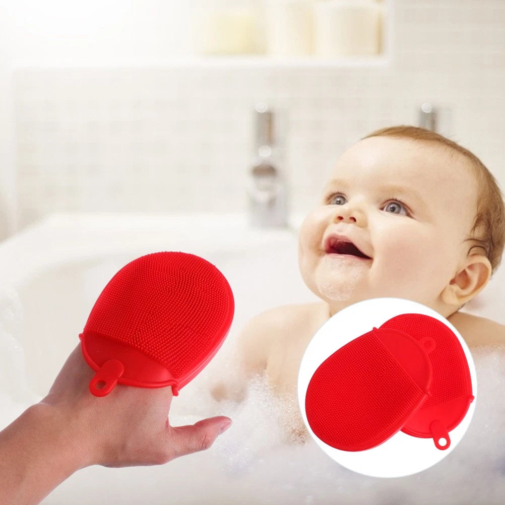 2 Pcs Bath Brush Newborn Child Shower for Cleaning Body Scrubber