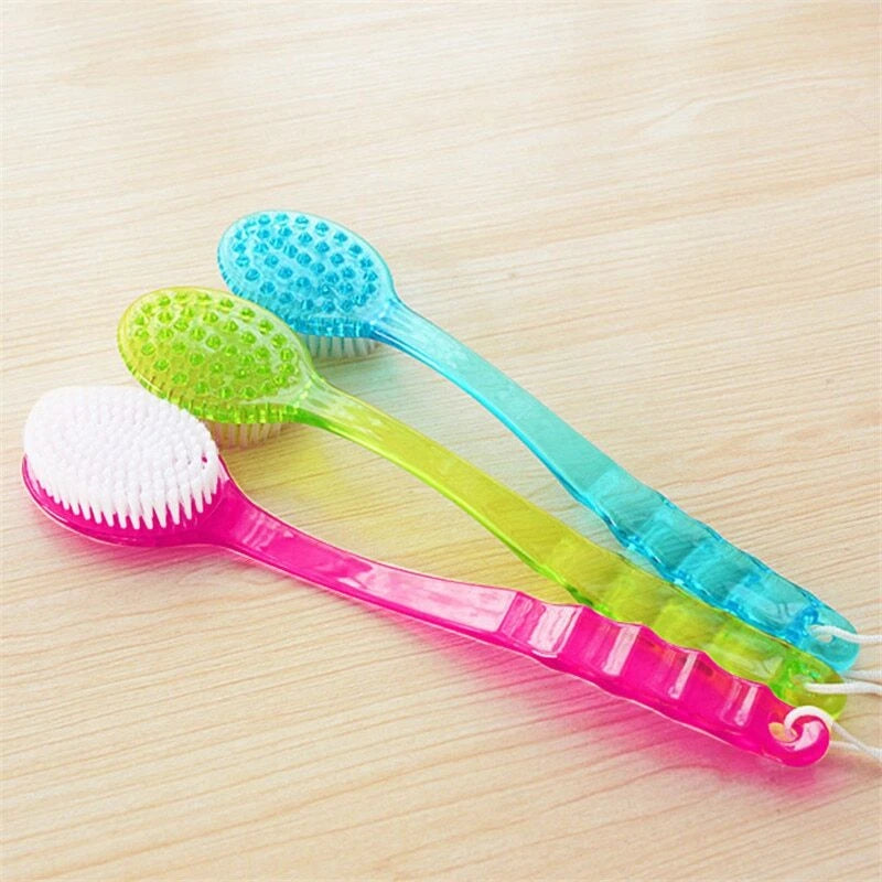 Bath Brush Back Body Bath Shower Sponge Scrubber Brushes With Handle Exfoliating