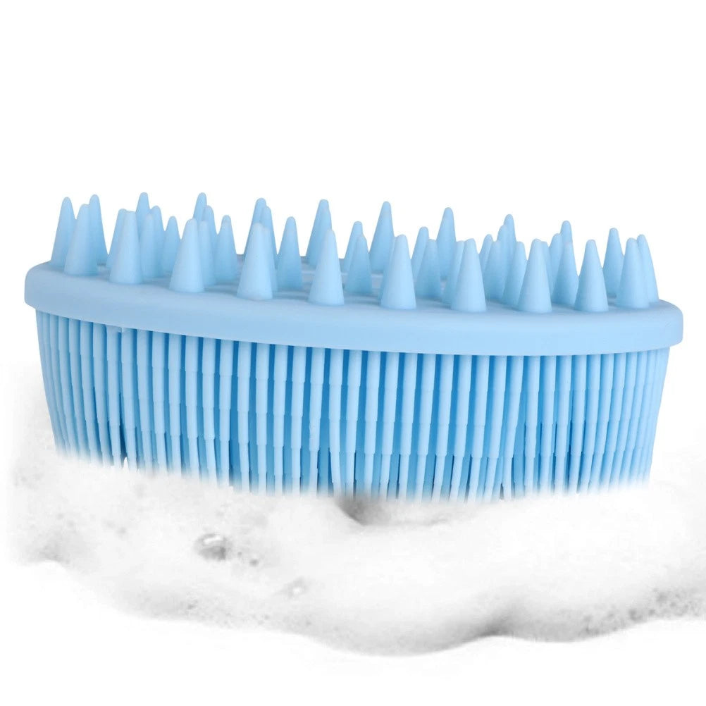2 Pcs Bath Massage Brush Baby Silicone Brushes Shower Cleaning Scrubbers
