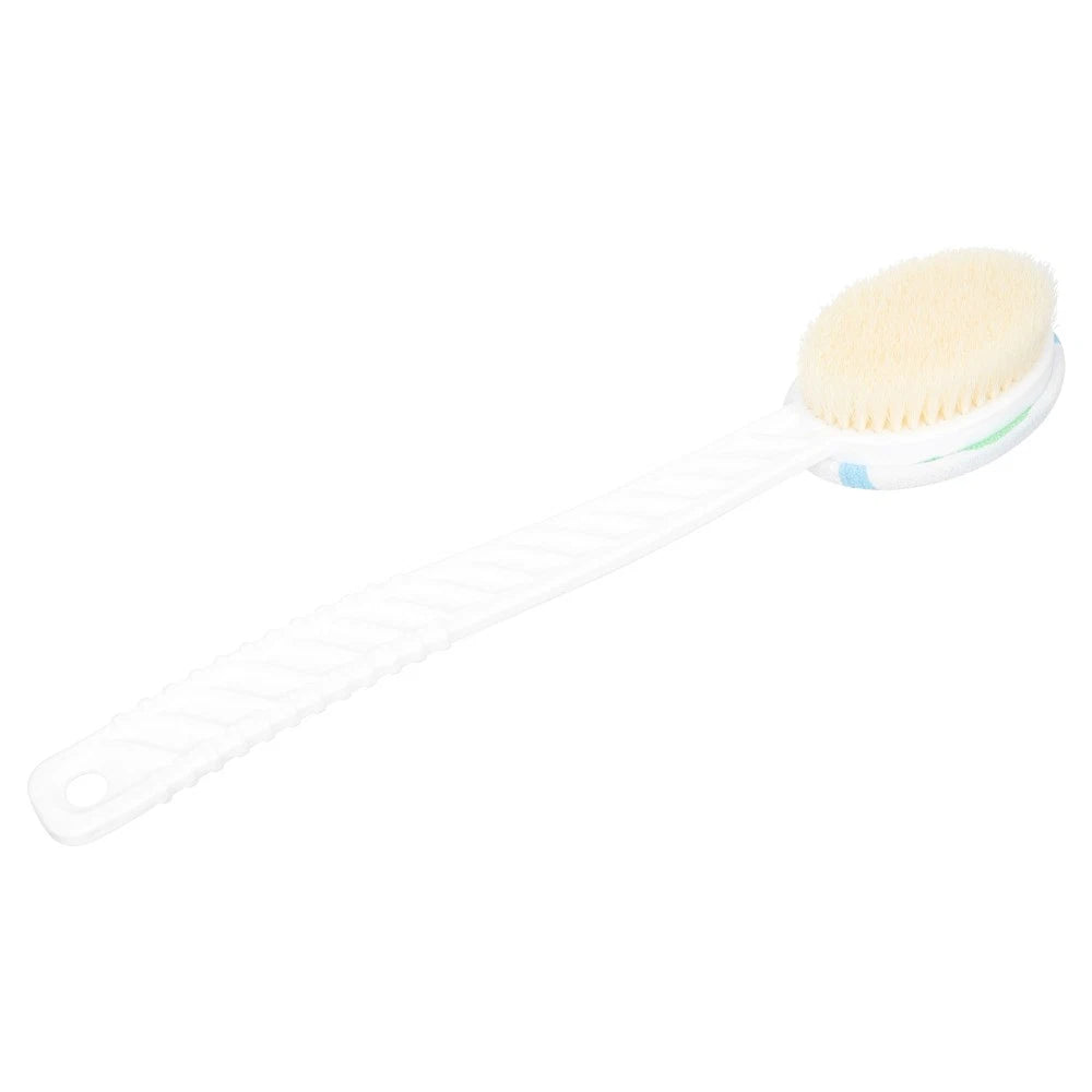 Double-head Shower Brush Man Long Handle Bath Back Cleaning Washing