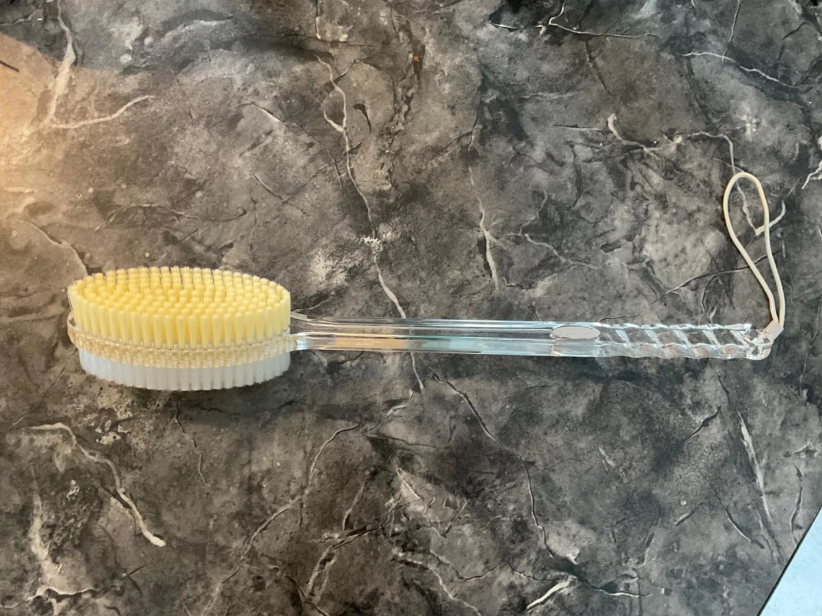 Back Scrubber Long Handle Shower Back Brush Dual-Sided With Stiff/Soft Bristles