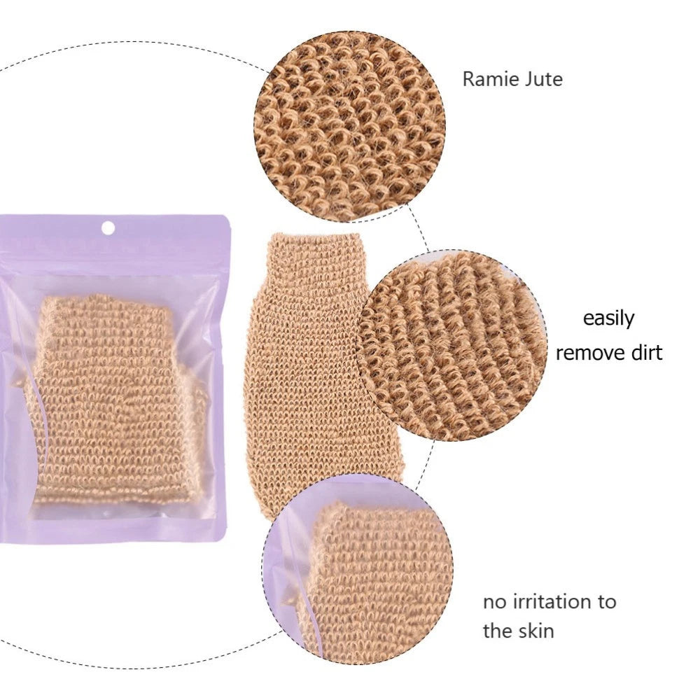 2Pcs Exfoliating Bath Scrubber Mitts for Smooth Skin
