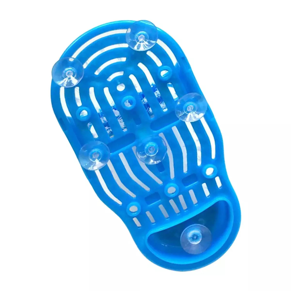 2 in 1 Foot Scrubber Brush Slipper Bath Shower Spa Easy Clean UK Seller