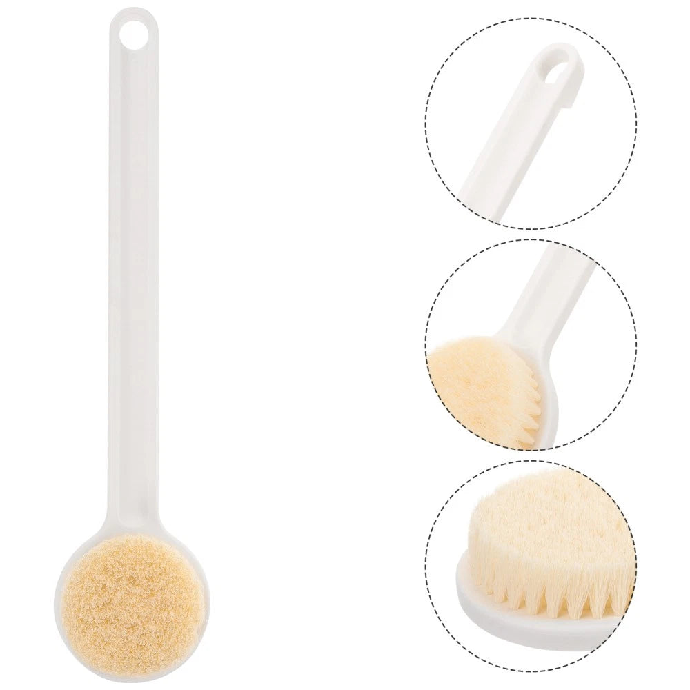 Back Scrubbing Brush Body Bath Scrubbers Brushes Long Handles for Elderly