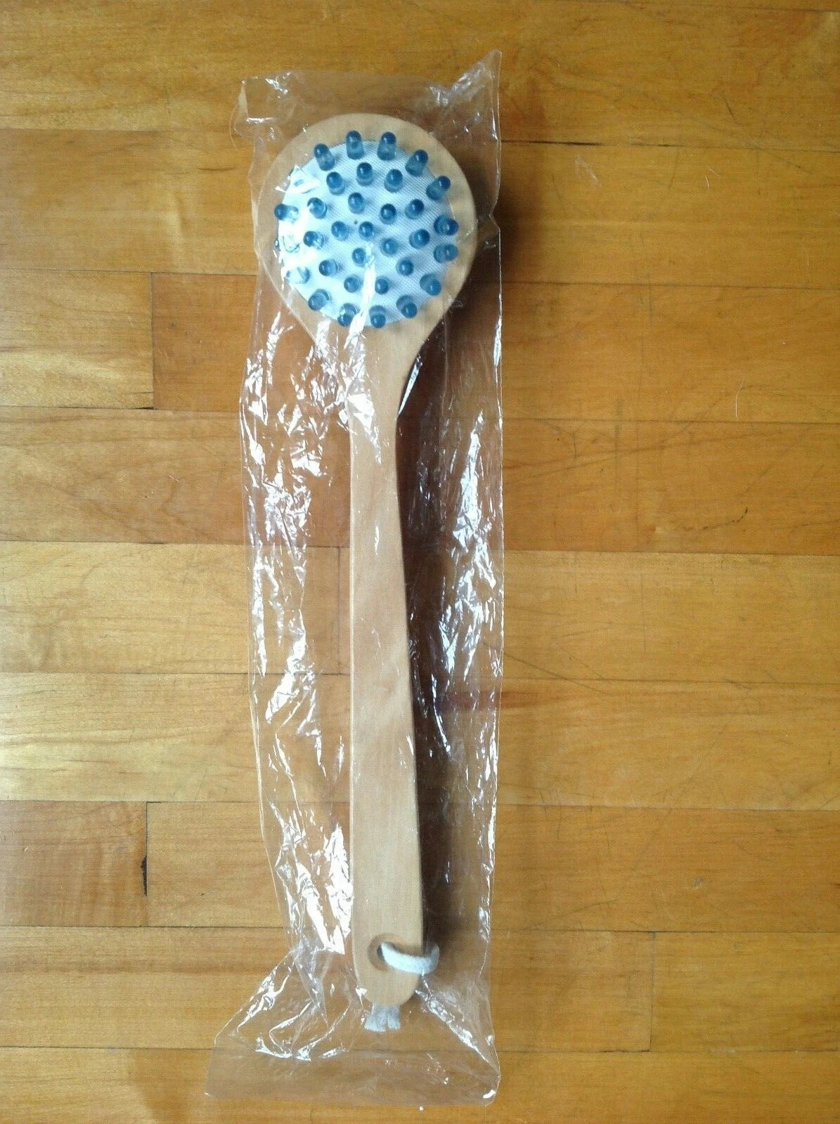 Natural Bristle Wooden Bath Shower Body Back Dry Skin Bath Brush Spa Scrubber