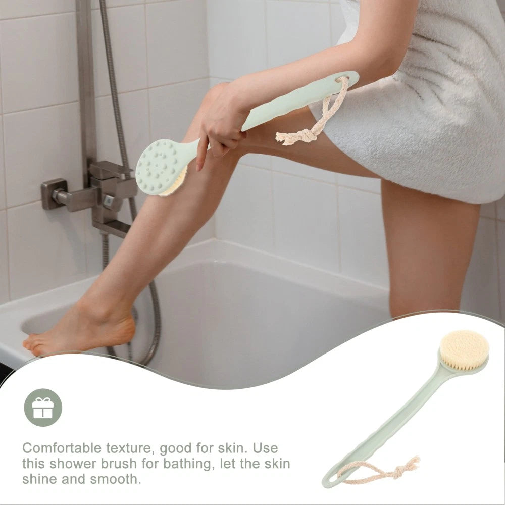 Back Exfoliating Brush Shower Back Brush Body Bath Brush Portable Back Scrubber