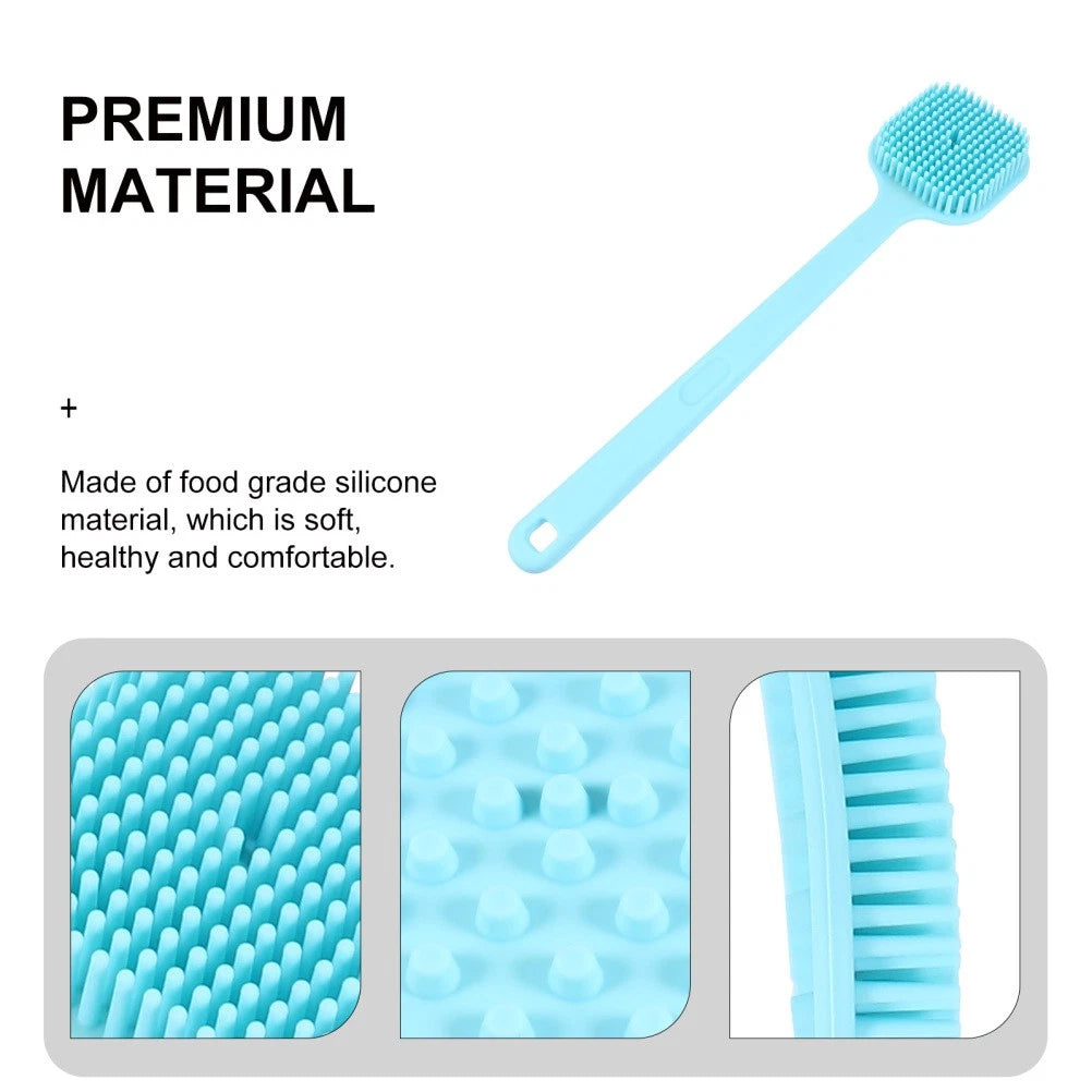 Bath Brush Man Shower Scrubber for Body Exfoliating Back Scratcher