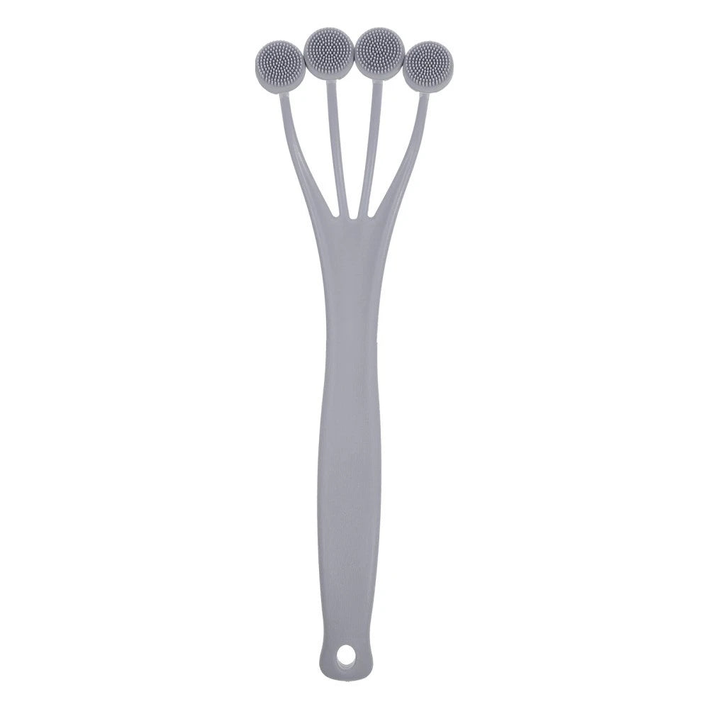 Exfoliating Bath Brush Back Scrubber Bathing Long Handle for Shower