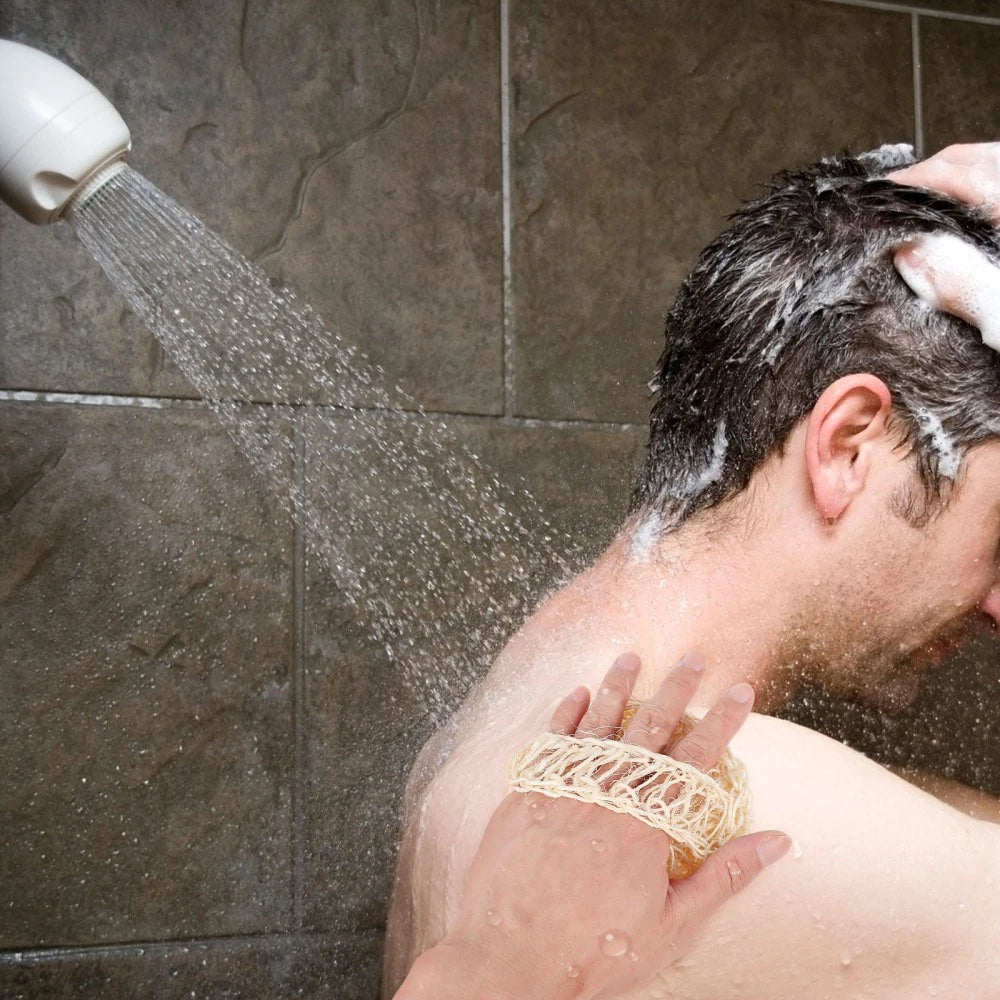 2 Pcs Sisal Bath Brush Man Mother Shower Balls Scrubber for Body