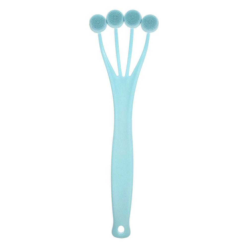Exfoliating Bath Brush Shower Back Scrubber Long Handle Body for