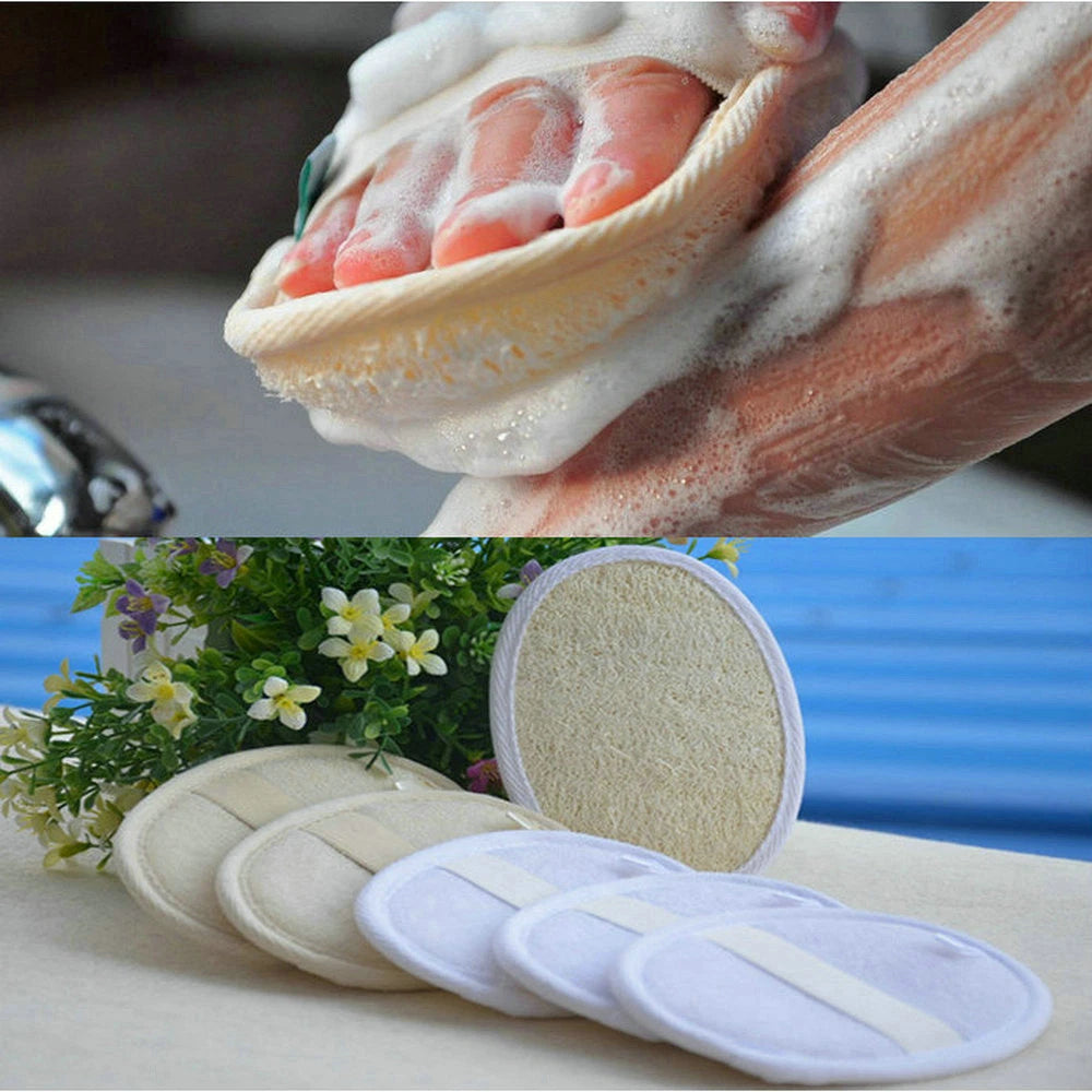 Natural Loofah Luffa Bath Shower Sponge Body Scrubber Exfoliator Washing Pad USA