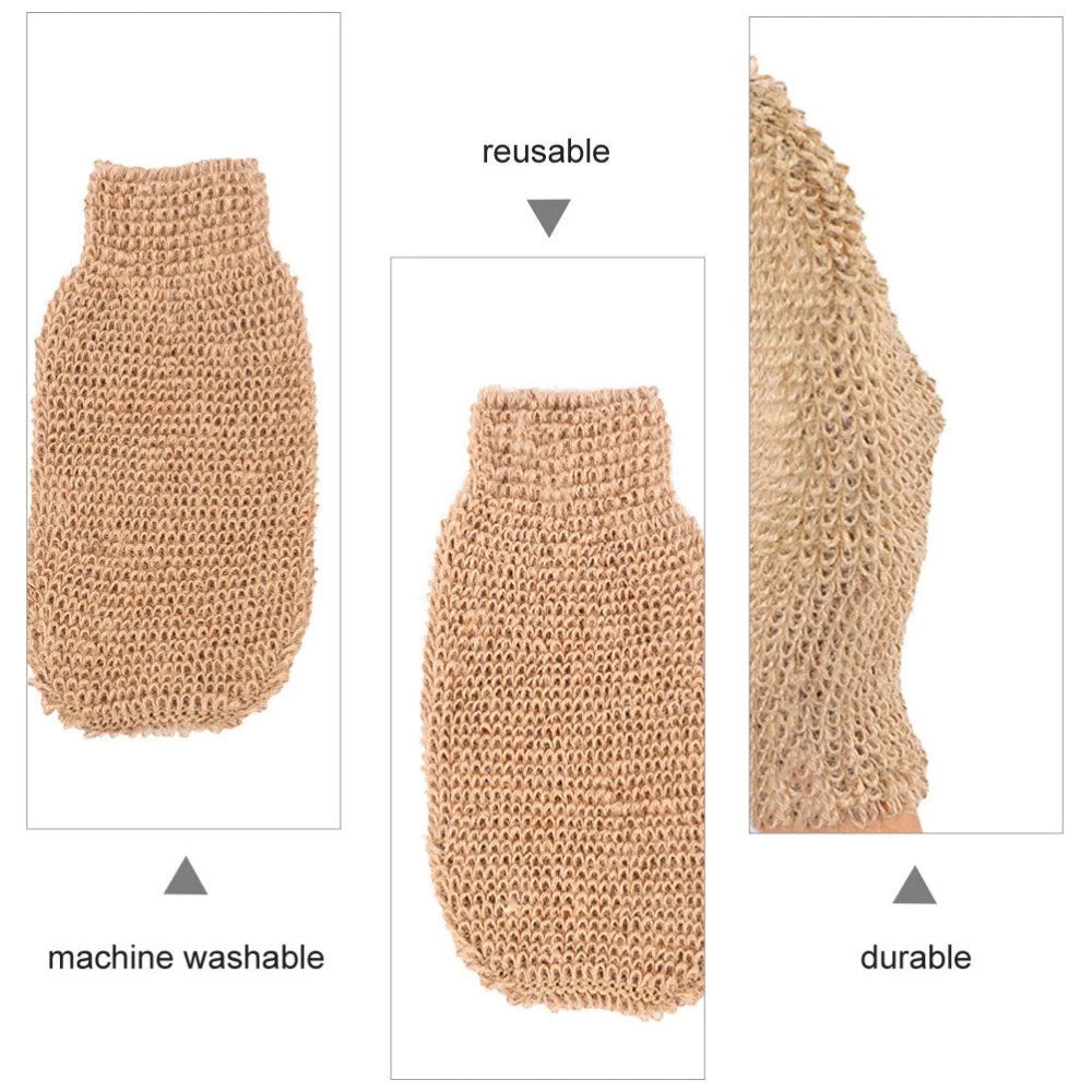 2Pcs Exfoliating Bath Scrubber Mitts for Smooth Skin