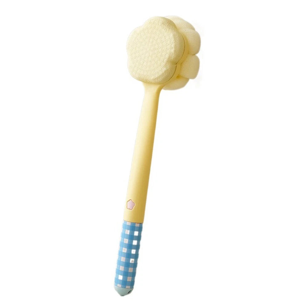 Dual-Sided Dopamine Flower Bath Brush Flower Design Back Scrubber  Spa