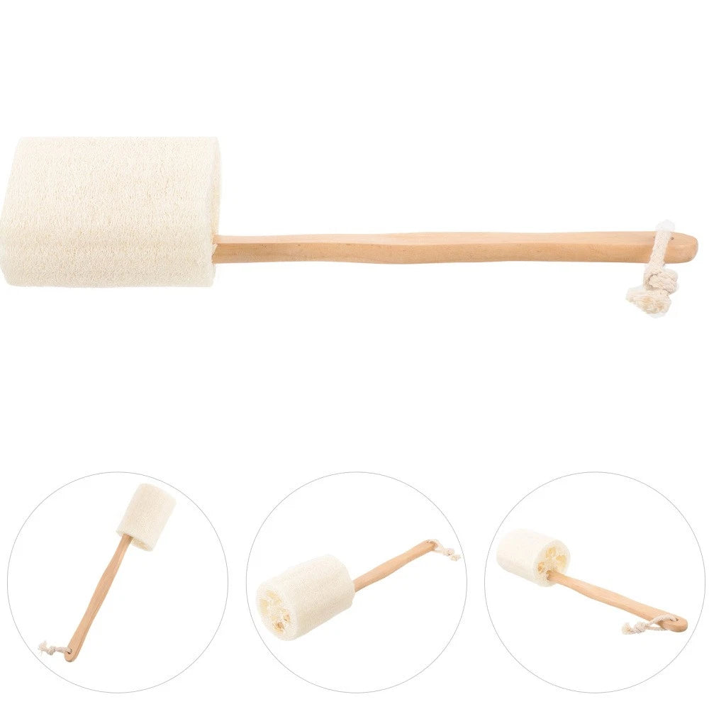 Loofah Shower Brush Scrubber for Body Exfoliator Bathroom Cleaning