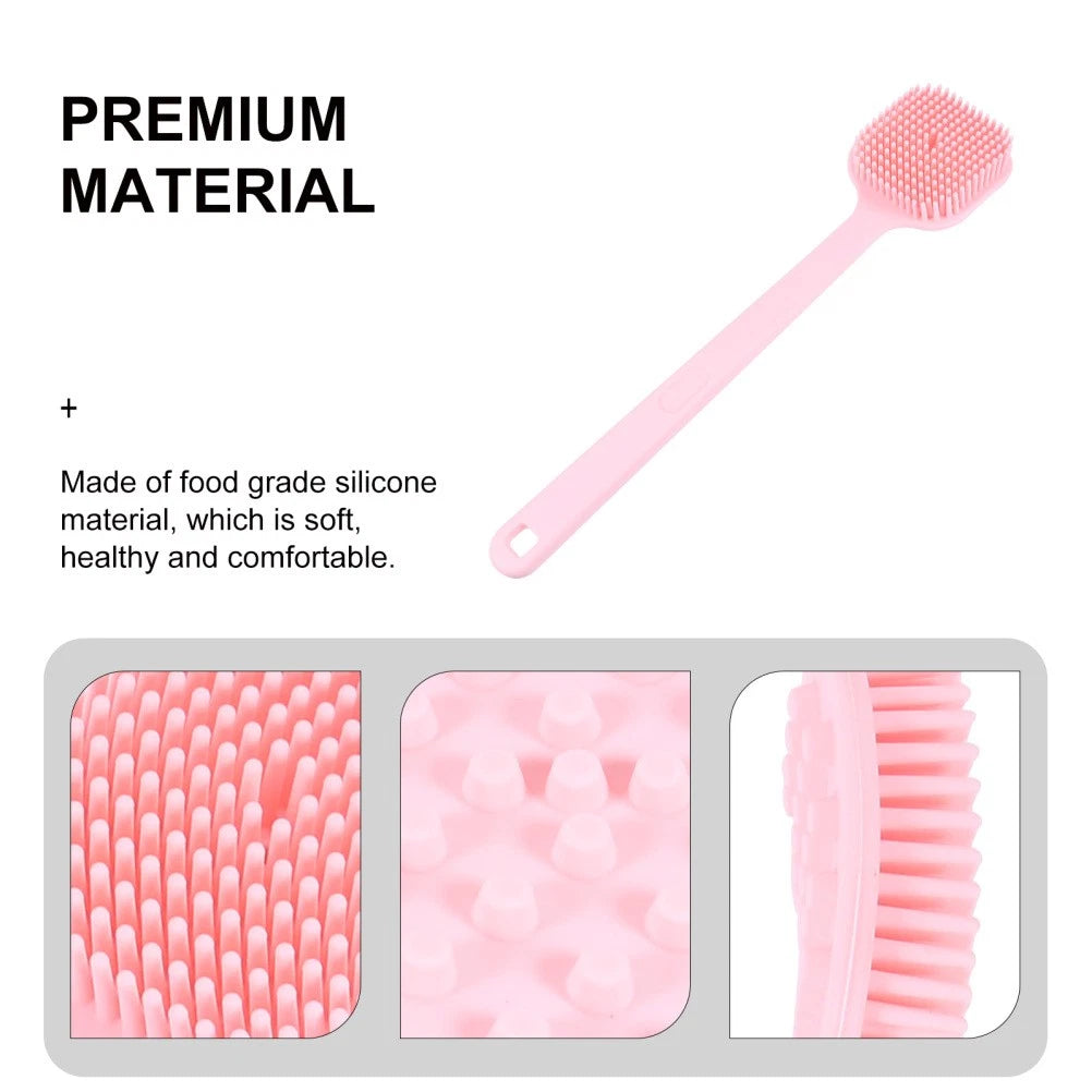 Bath Brush Man Shower Scrubber for Body Exfoliating Back Scratcher