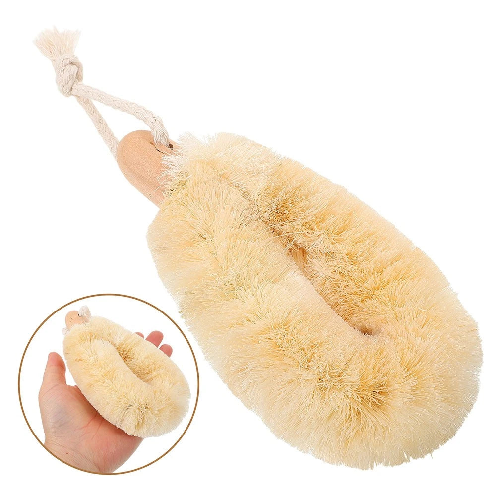 2 Pcs Silk Bath Brush Miss for Body Exfoliating Shower Brushes Scrubber