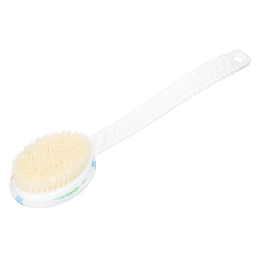 Double-head Shower Brush Man Long Handle Bath Back Cleaning Washing