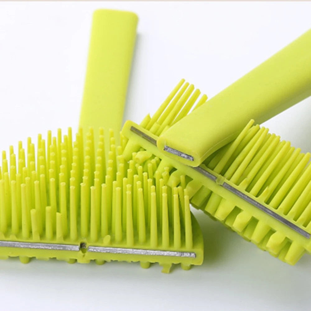 Bath Brush Man Body Exfoliator Silicone Shower Scrubber Back for Long Handle