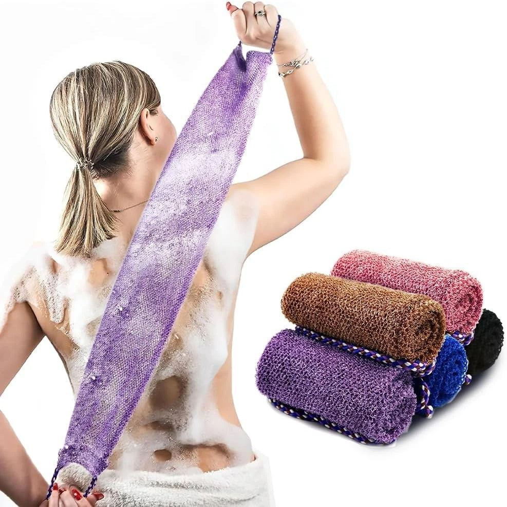 5 Pieces African Net Sponge with Handles