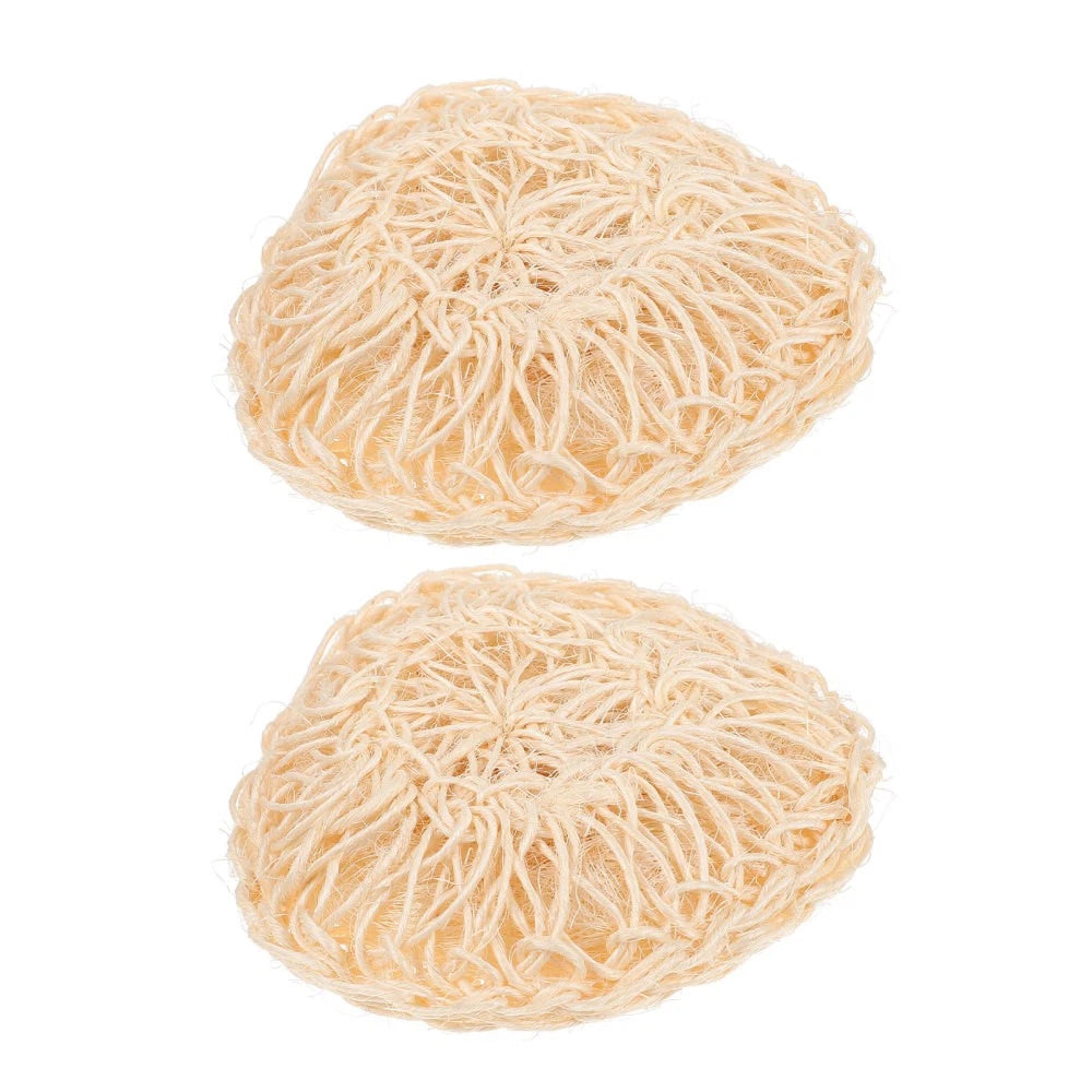 2 Pcs Sisal Bath Brush Body Scrub Balls Man Mother Scrubber Products