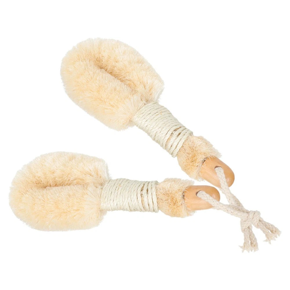 2 Pcs Silk Bath Brush Miss Shower Scrub Exfoliating Body Scrubber