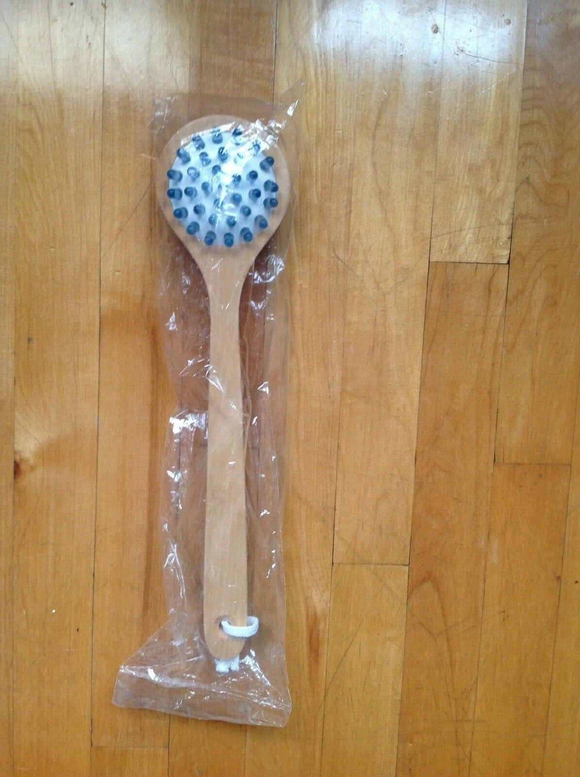 Natural Bristle Wooden Bath Shower Body Back Dry Skin Bath Brush Spa Scrubber