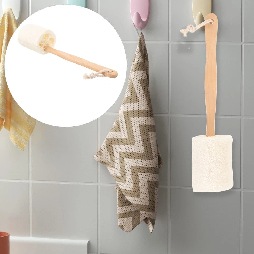 Loofah Shower Brush Scrubber for Body Exfoliator Bathroom Cleaning