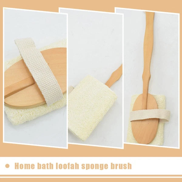 Bath Brush Miss Comfortable Skin Exfoliating Loofah Sponge Scrubber