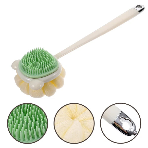Back Brush Long Handle Shower Bath Brush Back Scrubber Exfoliation Shower Brush