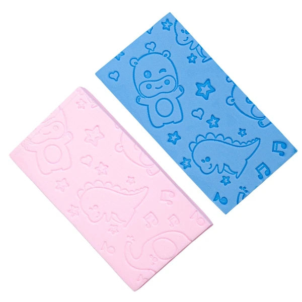 2 Pcs Bath Scrub Sponge Brush Newborn Skin Exfoliator for Body Scrubber Shower