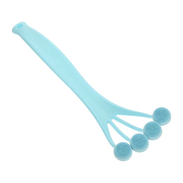 Exfoliating Bath Brush Shower Tool Back Scrubber with Long Handle